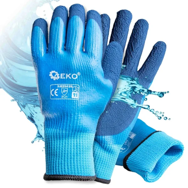 Vízálló szigetelt munkakesztyű r. 11 /jersey - latex/ (12/120) - Image 2