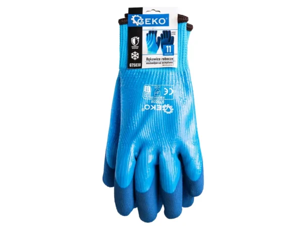 Vízálló szigetelt munkakesztyű r. 11 /jersey - latex/ (12/120) - Image 3
