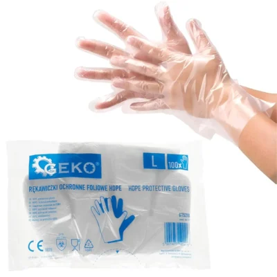 HDPE műanyag védőkesztyű 100db. (100)