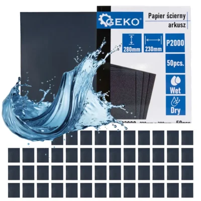 Vízbázisú csiszolópapír - lap 230x280mm P2000 (50/1000)