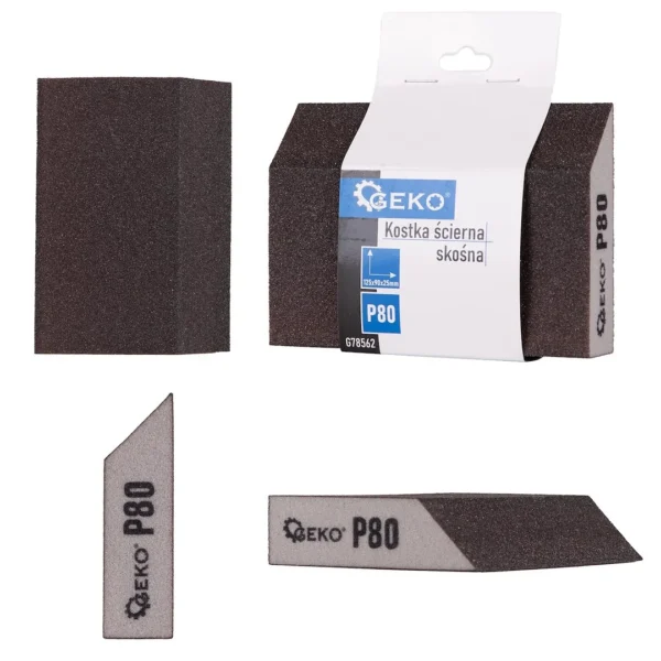 Átlós csiszolótömb 125x90x25mm P80 (250) - Image 6