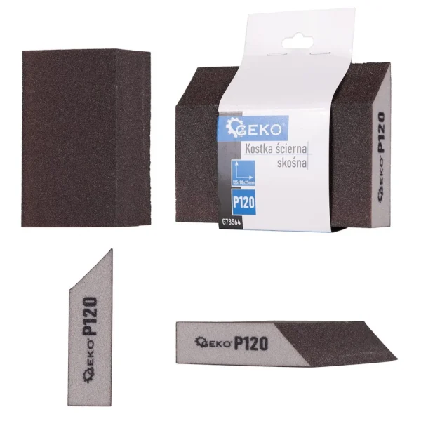 Átlós csiszolótömb 125x90x25mm P120 (250) - Image 5