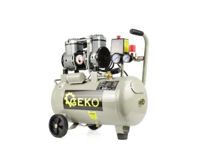 Olajmentes kompresszor 24L 230V - Kétdugattyús 980W 108L/min