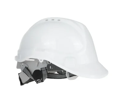 Építőipari védősisak állítható - fehér (50)