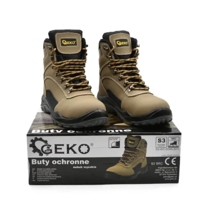 Biztonsági cipő modell No. 7 nubuk magas S3 SRC - 40-es méret (10)