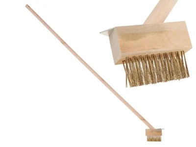 Drótkefe burkolókövekhez, fa nyéllel (25)