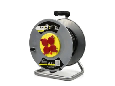 Elektromos hosszabbító fém kábeltekercs 3x2.5mm 25m (2)