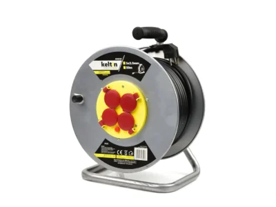 Elektromos hosszabbító fém kábeltekercs 3x2.5mm 50m (2)