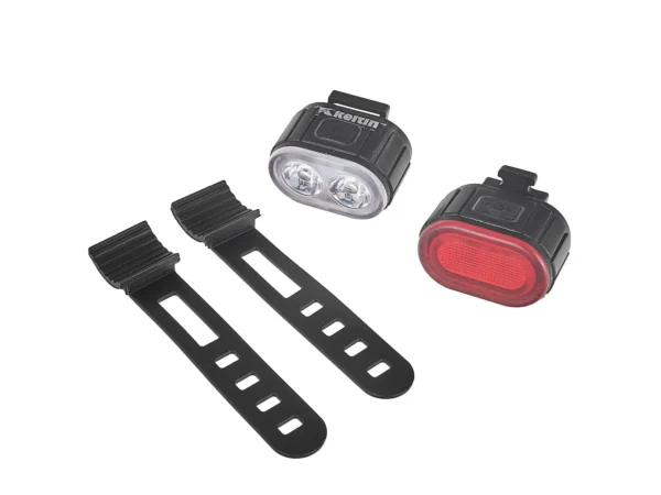 Vízálló USB kerékpárvilágítás IPX4 - első + hátsó szett (120) - Image 3