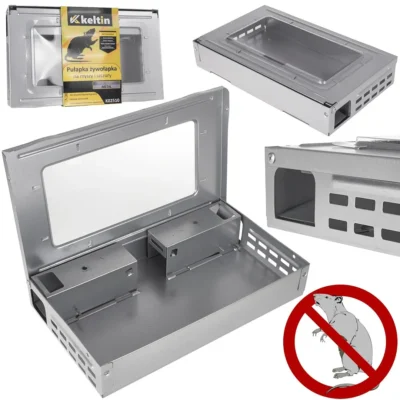 Fém élőcsapda egerek és patkányok számára (20)