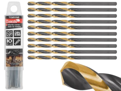 Fekete és arany HSS fém fúrószár 3.20mm (10/300/3000)