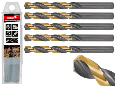 Fekete és arany HSS fém fúrószár 10.00mm (5/50/300)