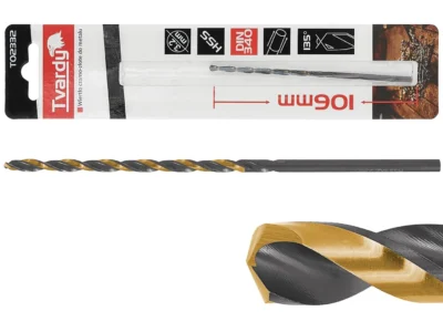 Fekete-arany kiterjesztett HSS fém fúrószár M2 3.2mm (1/125/500)