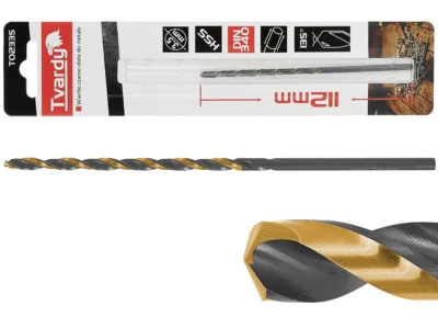 Fekete-arany meghosszabbított HSS fém fúrószár M2 3,5mm (1/125/500)