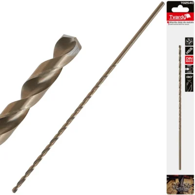 Arany fém fúrószár hosszú 4,0 x 220mm HSS DIN1869 (50/200)