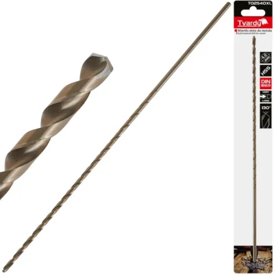 Arany fém fúrószár hosszú 4,0 x 280mm HSS DIN1869 (50/100/200)