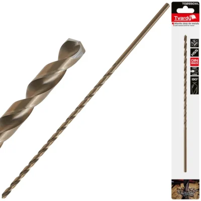 Arany fém fúrószár hosszú 5,0 x 245mm HSS DIN1869 (50/200)