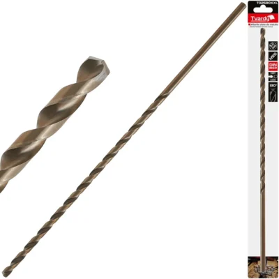 Arany fém fúrószár hosszú 8,0 x 390mm HSS DIN1869 (25/100)