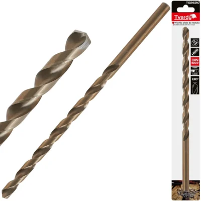 Arany fém fúrószár hosszú 12,0 x 295mm HSS DIN1869 (25/100)
