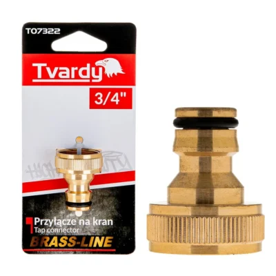 Csapcsatlakozó 3/4" BRASS-LINE (10/80)